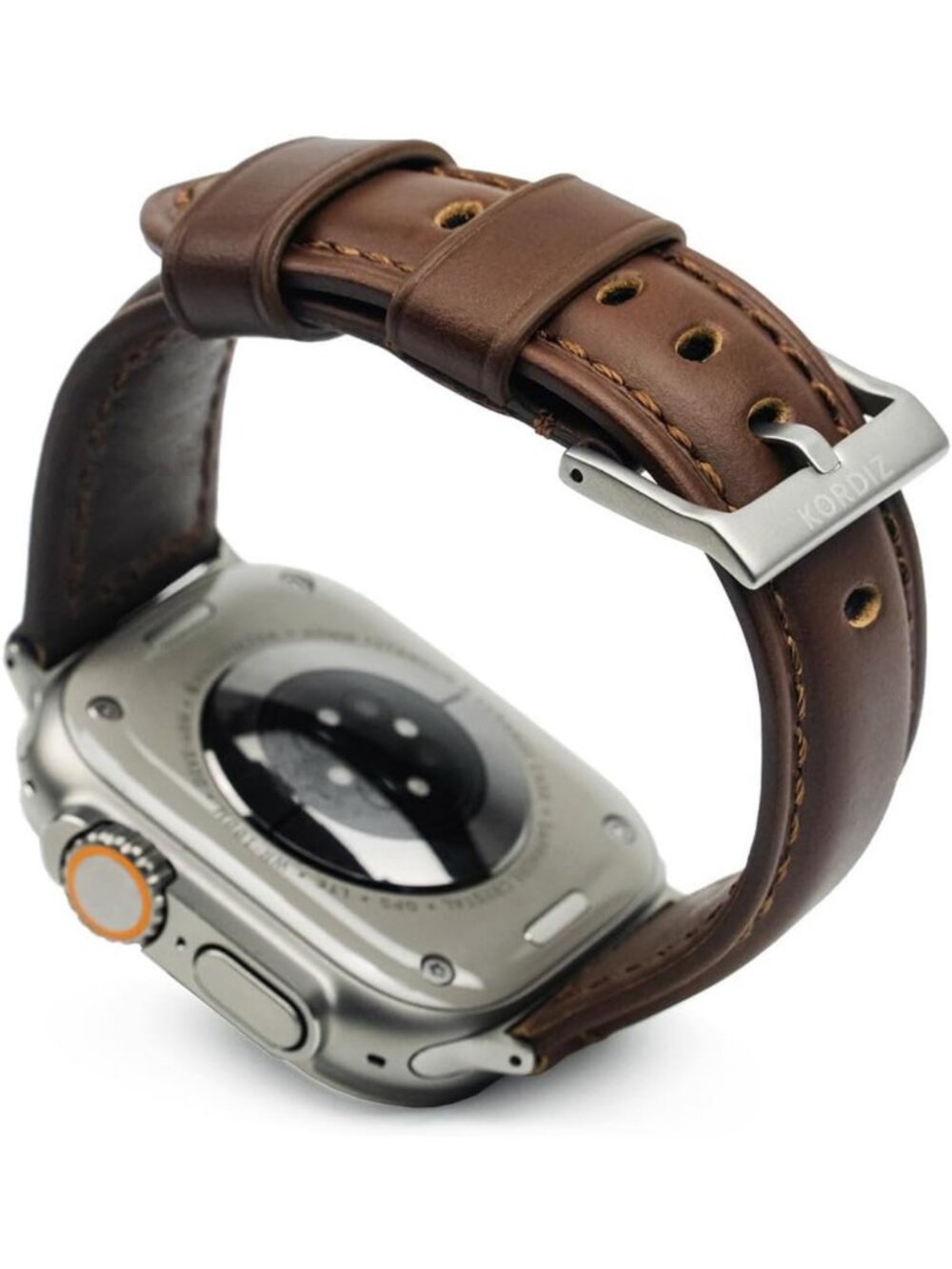 Genuine Full Grain Leather Apple Watch Band - Replacement Wristband for All